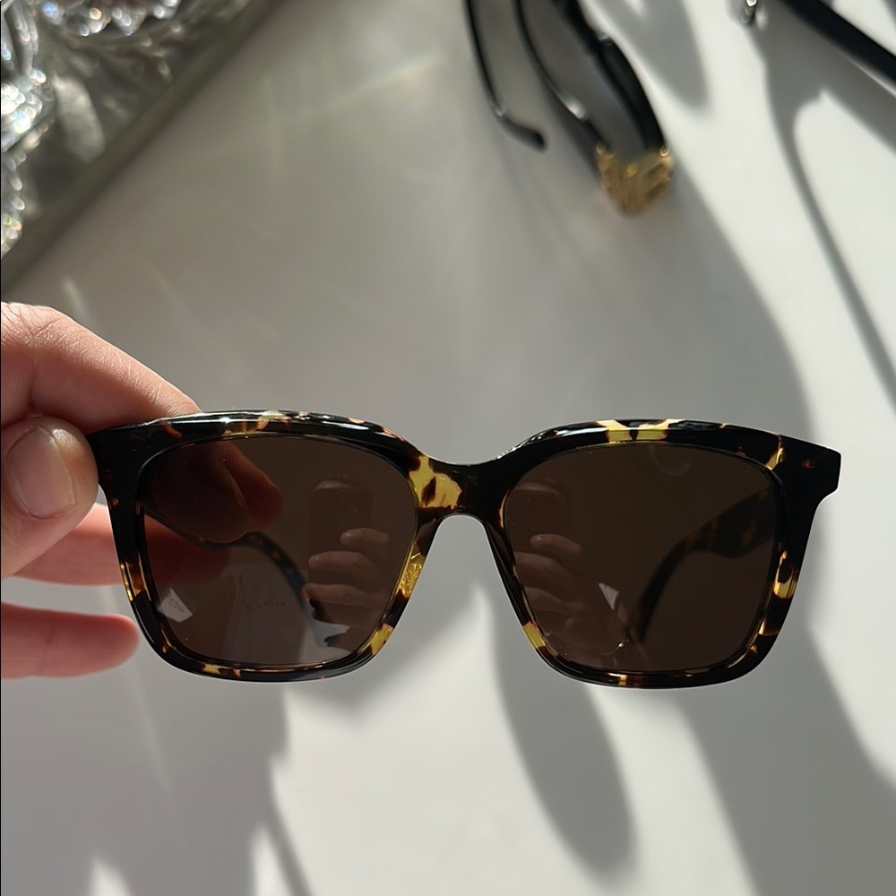 Bottega Veneta Tortoiseshell Sunglasses